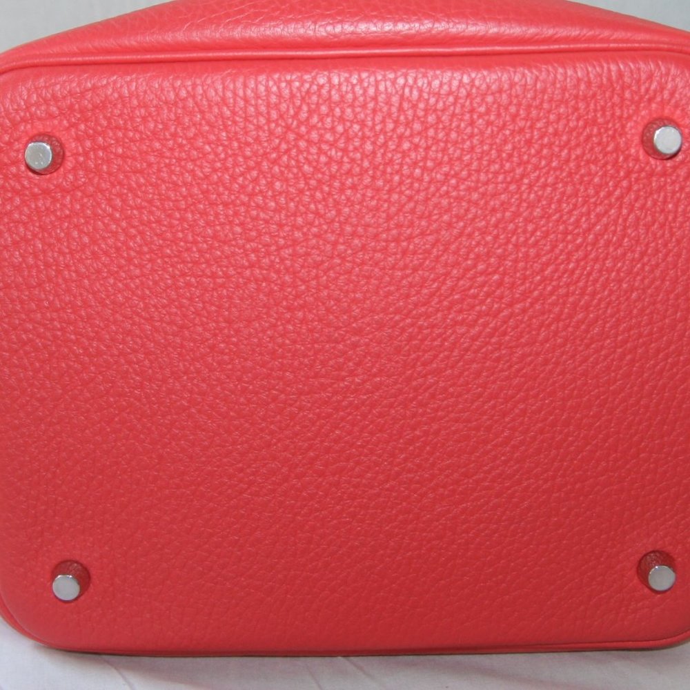 HERMES PICOTIN LOCK MM CLEMENCE PALLADIUM HW RETAIL $3,325 + tax-100% AUTHENTIC - Picture 5 of 16